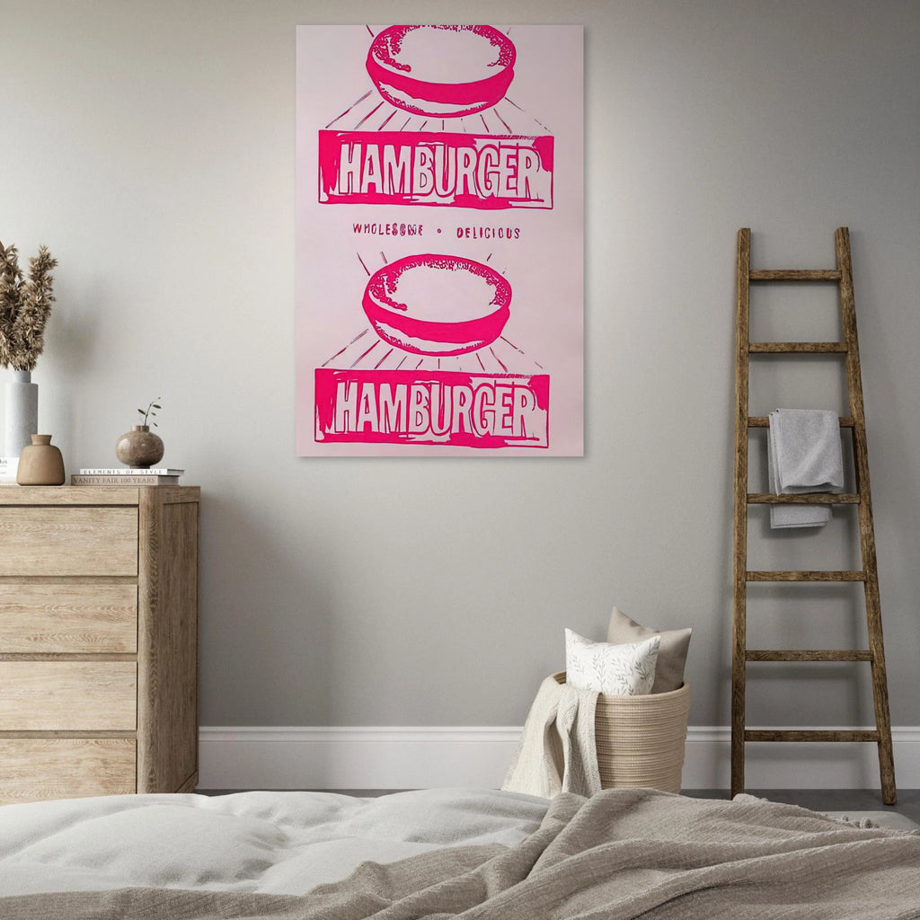 Double Hamburger Poster | Andy Warhol Poster | Andy Warhol Prints