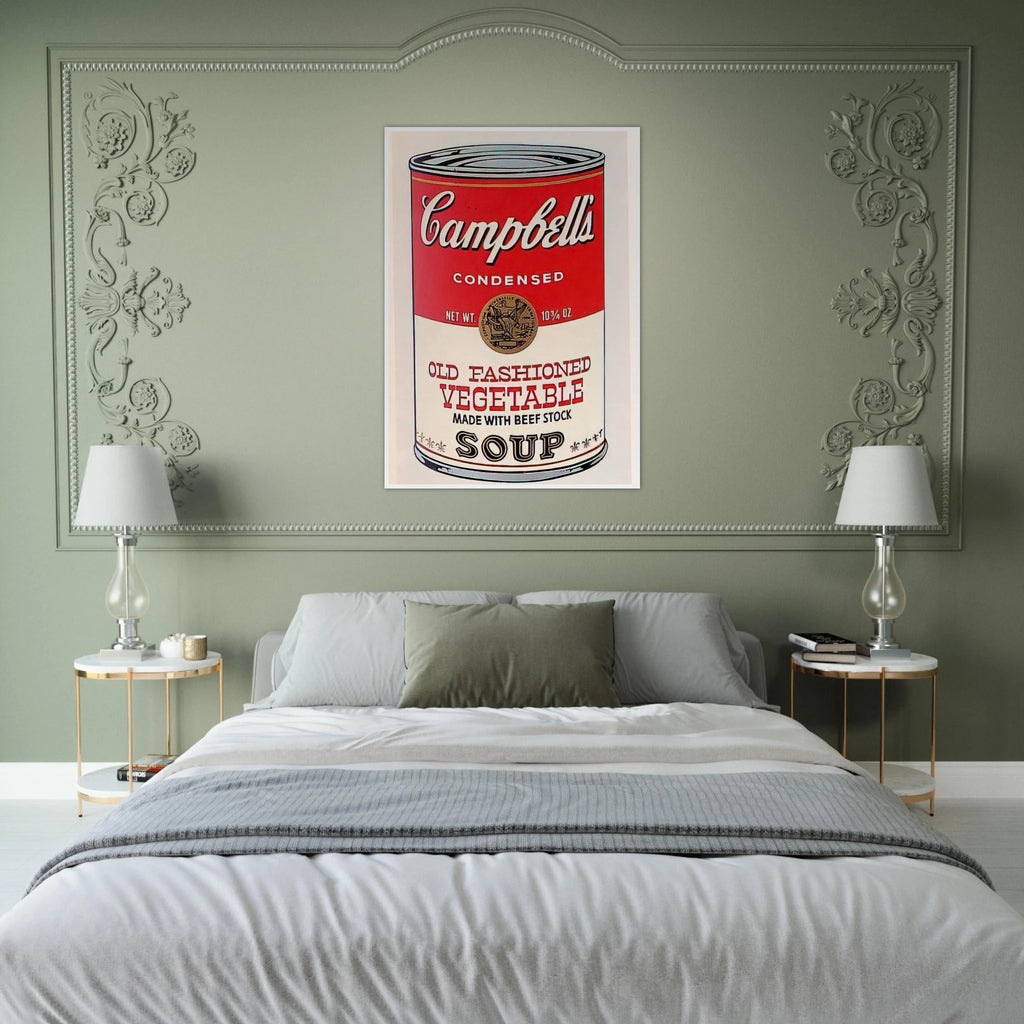 Campbell's Soup Can  Old Fashioned Vegetable  Framed Poster | Andy Warhol Framed Prints Wall Art | Andy Warhol Prints
