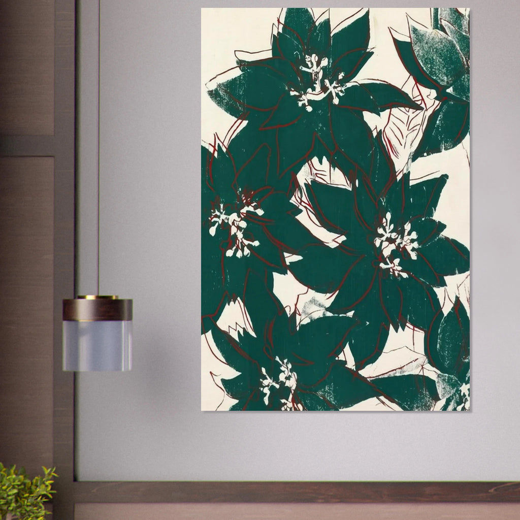 Poinsetta Poster | Andy Warhol Poster | Andy Warhol Prints