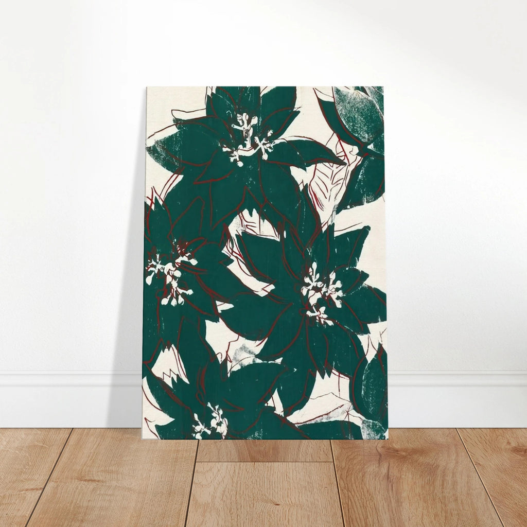 Poinsetta Canvas | Andy Warhol Canvas | Andy Warhol Prints