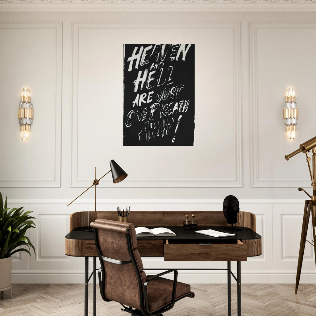 Heaven and Hell Are Just One Breath Away! Canvas | Andy Warhol Canvas | Andy Warhol Prints