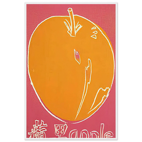 Apple Framed Poster | Andy Warhol Framed Prints Wall Art | Andy Warhol Prints