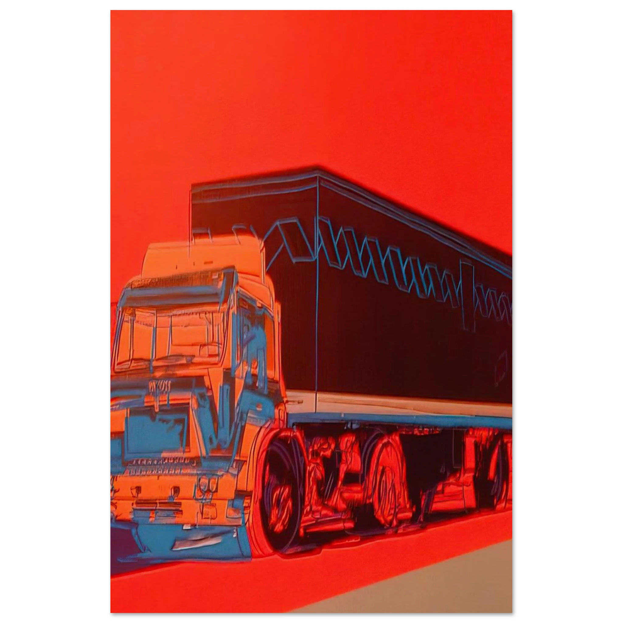 Truck Announcement Poster | Andy Warhol Poster | Andy Warhol Prints