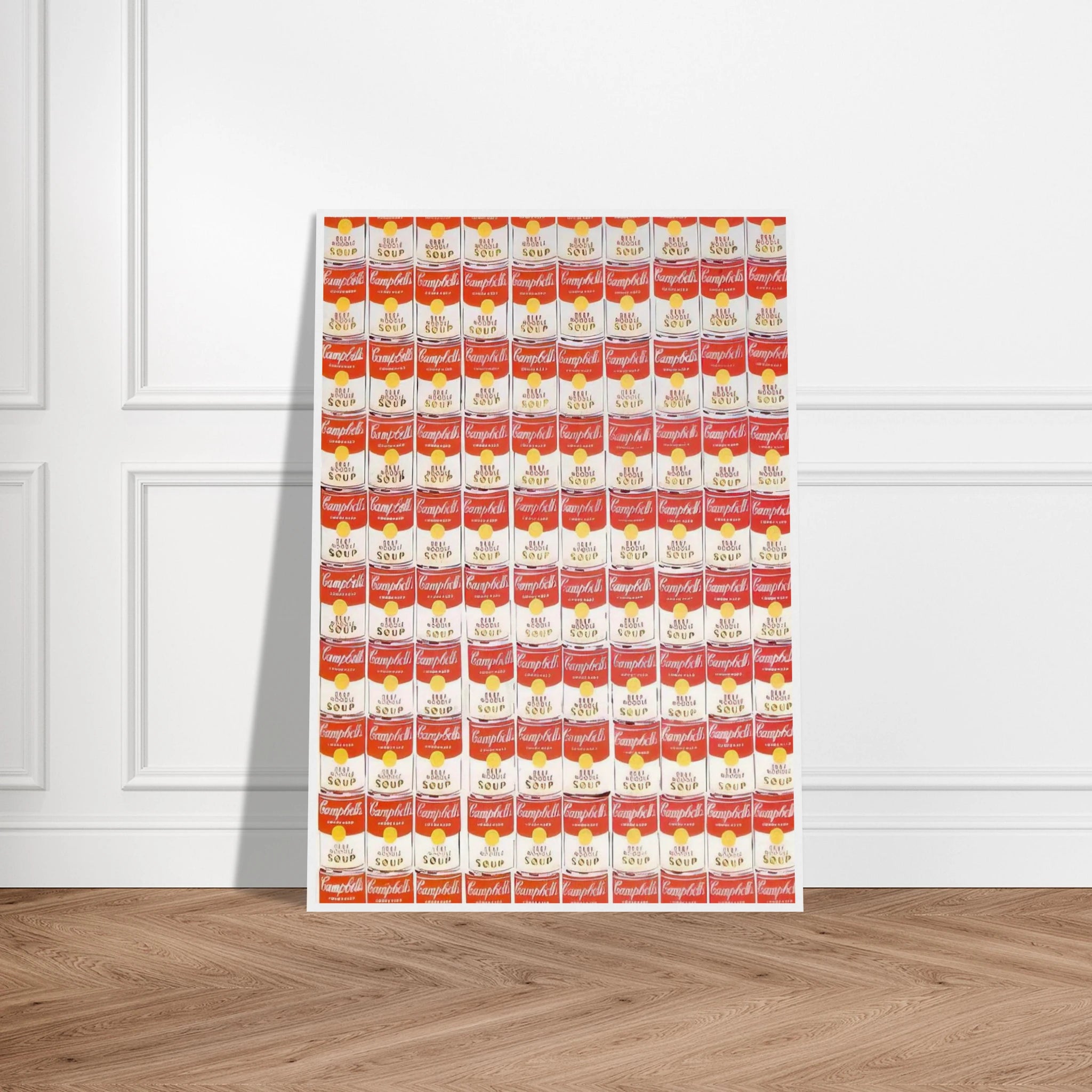 100 Cans Framed Poster | Andy Warhol Framed Prints Wall Art | Andy Warhol Prints