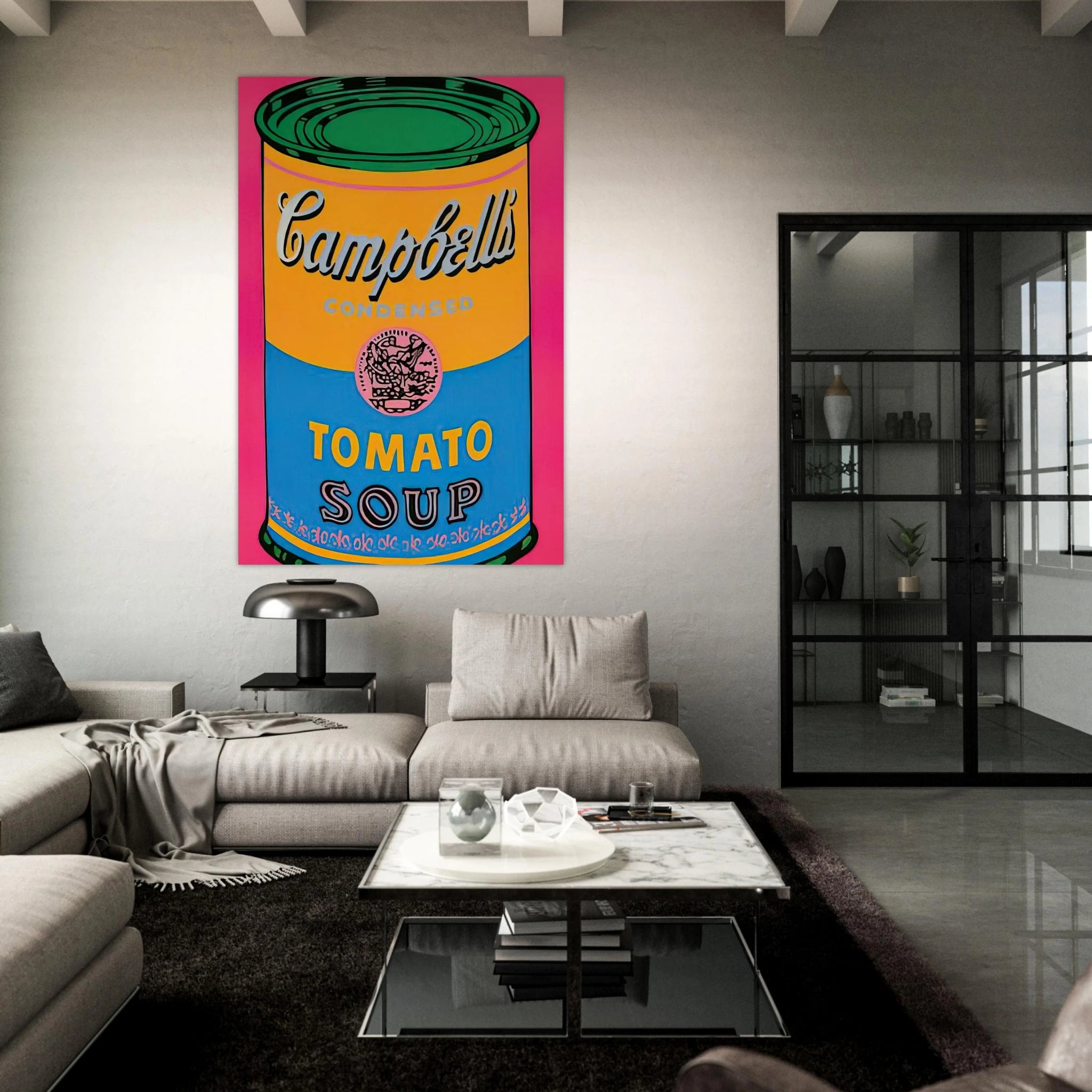 Campbell's Soup Can  Poster | Andy Warhol Poster | Andy Warhol Prints