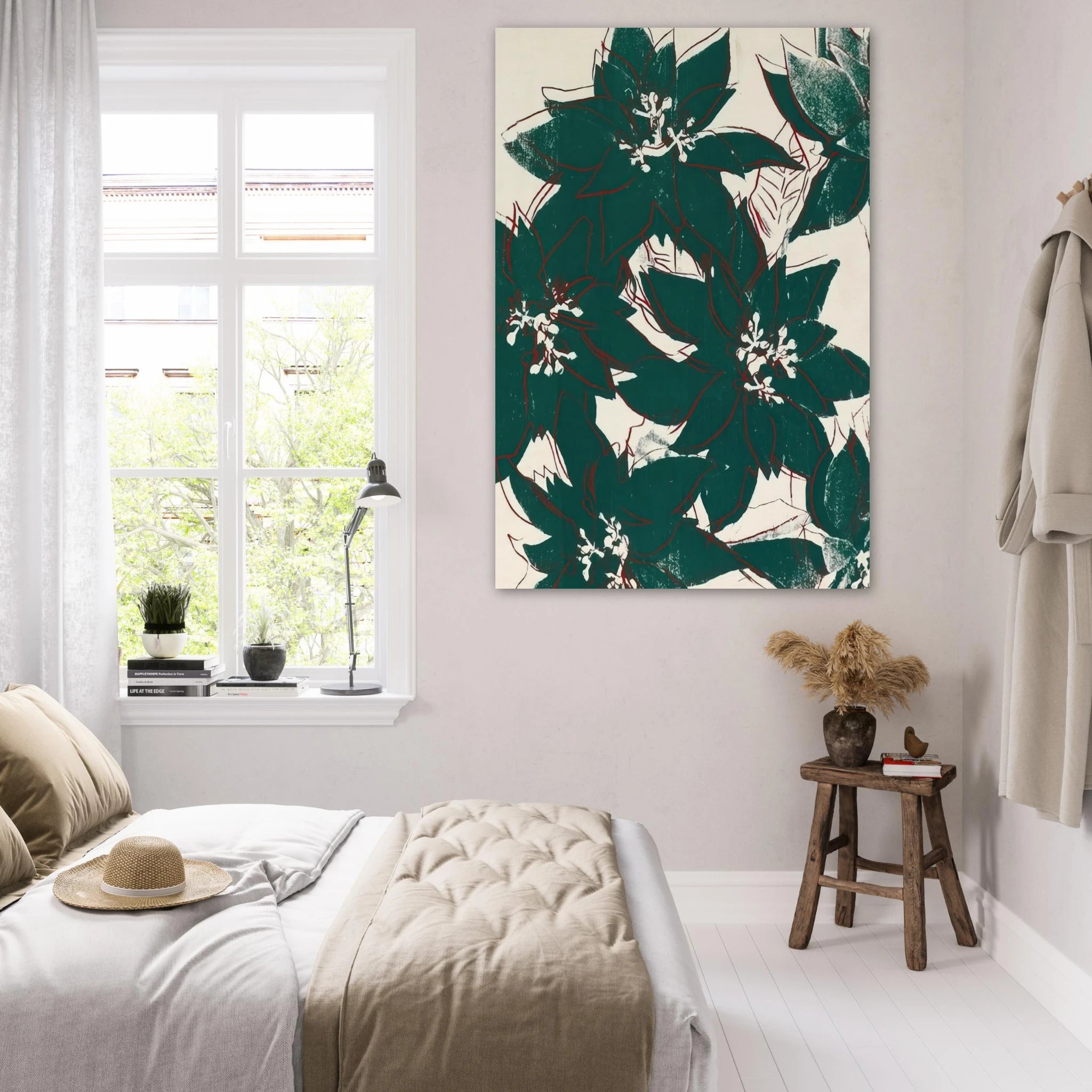 Poinsetta Poster | Andy Warhol Poster | Andy Warhol Prints