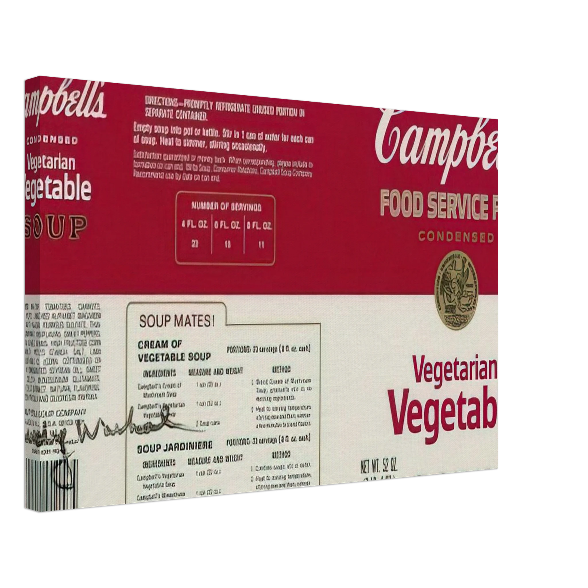 Campbell Soup Company Canvas | Andy Warhol Canvas | Andy Warhol Prints