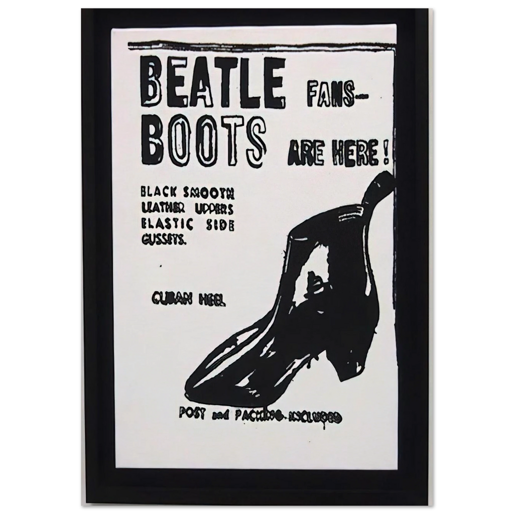 Beatle Boots Poster | Andy Warhol Poster | Andy Warhol Prints