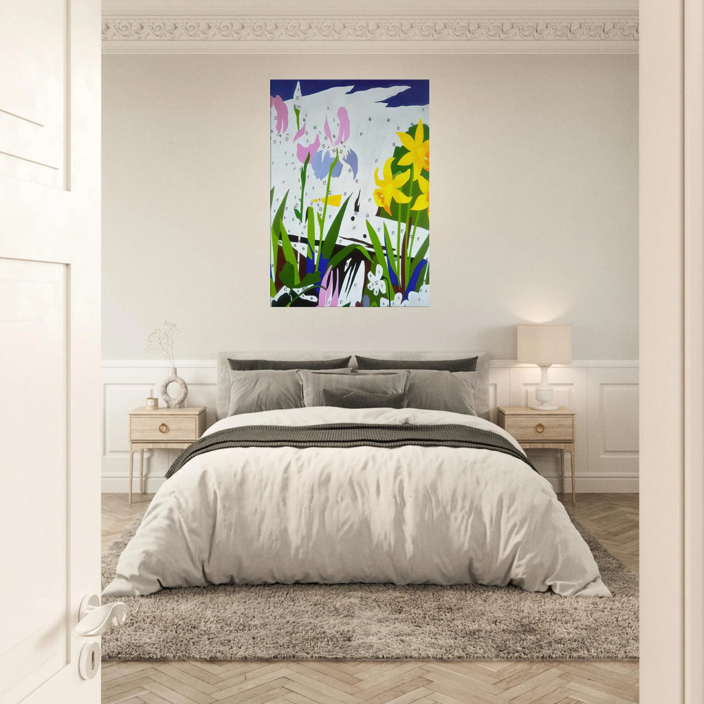 Do It Yourself  Flowers  Canvas | Andy Warhol Canvas | Andy Warhol Prints