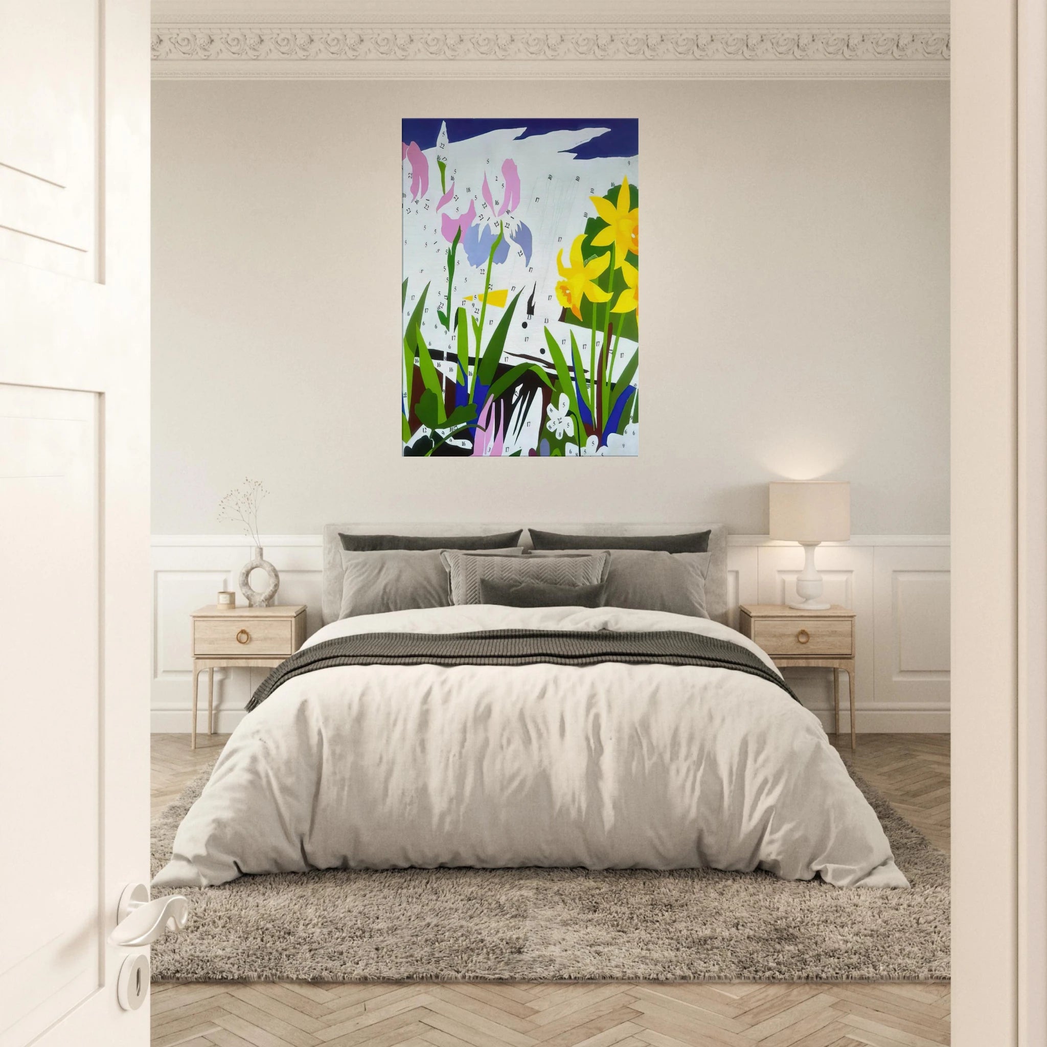 Do It Yourself  Flowers  Canvas | Andy Warhol Canvas | Andy Warhol Prints
