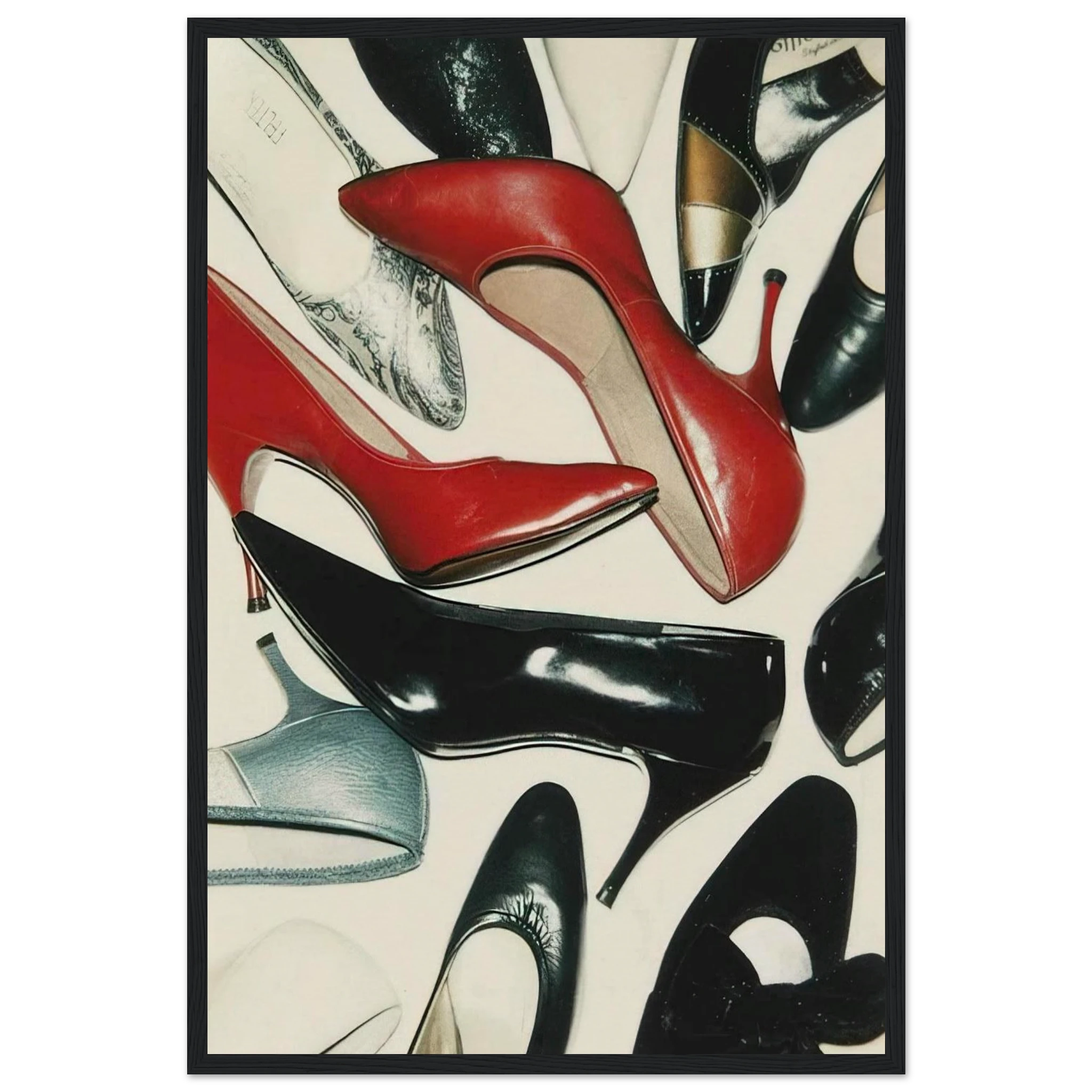 Shoes Framed Poster | Andy Warhol Framed Prints Wall Art | Andy Warhol Prints