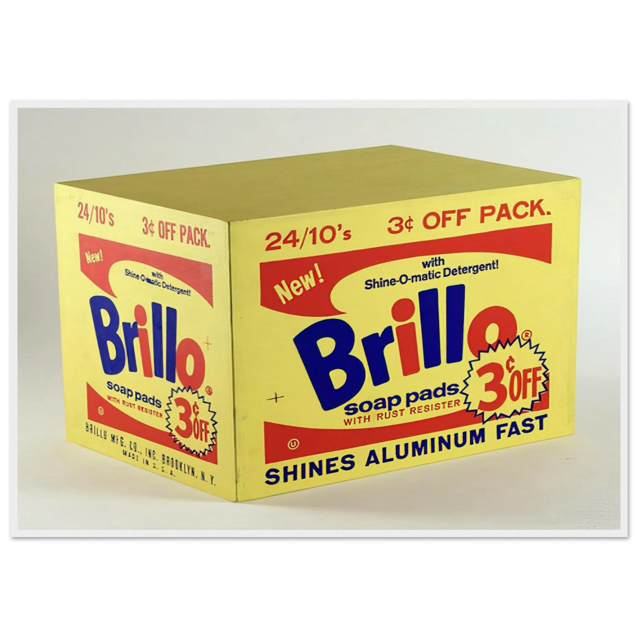Brillo Box  3c Off  Framed Poster | Andy Warhol Framed Prints Wall Art | Andy Warhol Prints