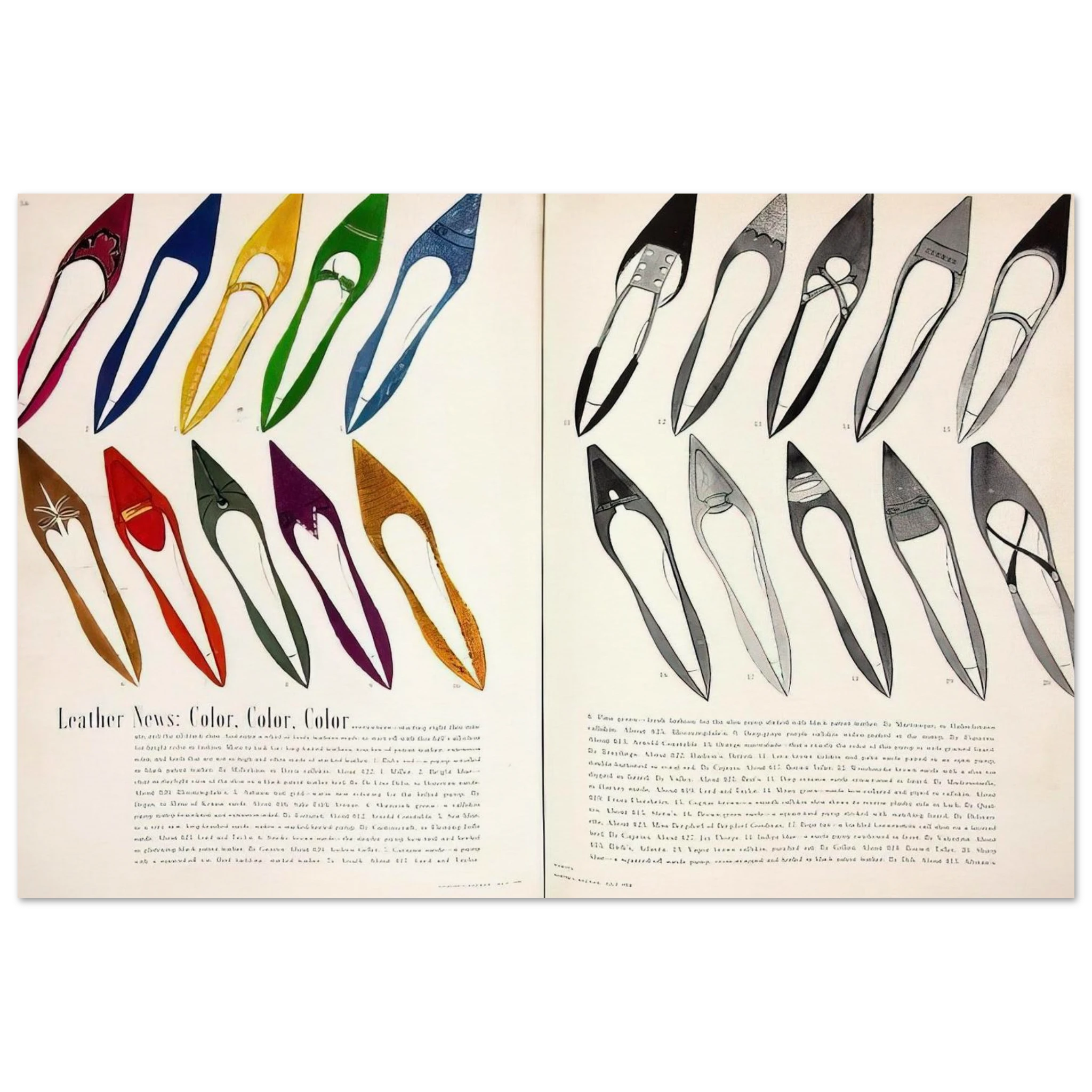 Shoe Advertisement for I.Miller  Harper's Bazzar  Poster | Andy Warhol Poster | Andy Warhol Prints