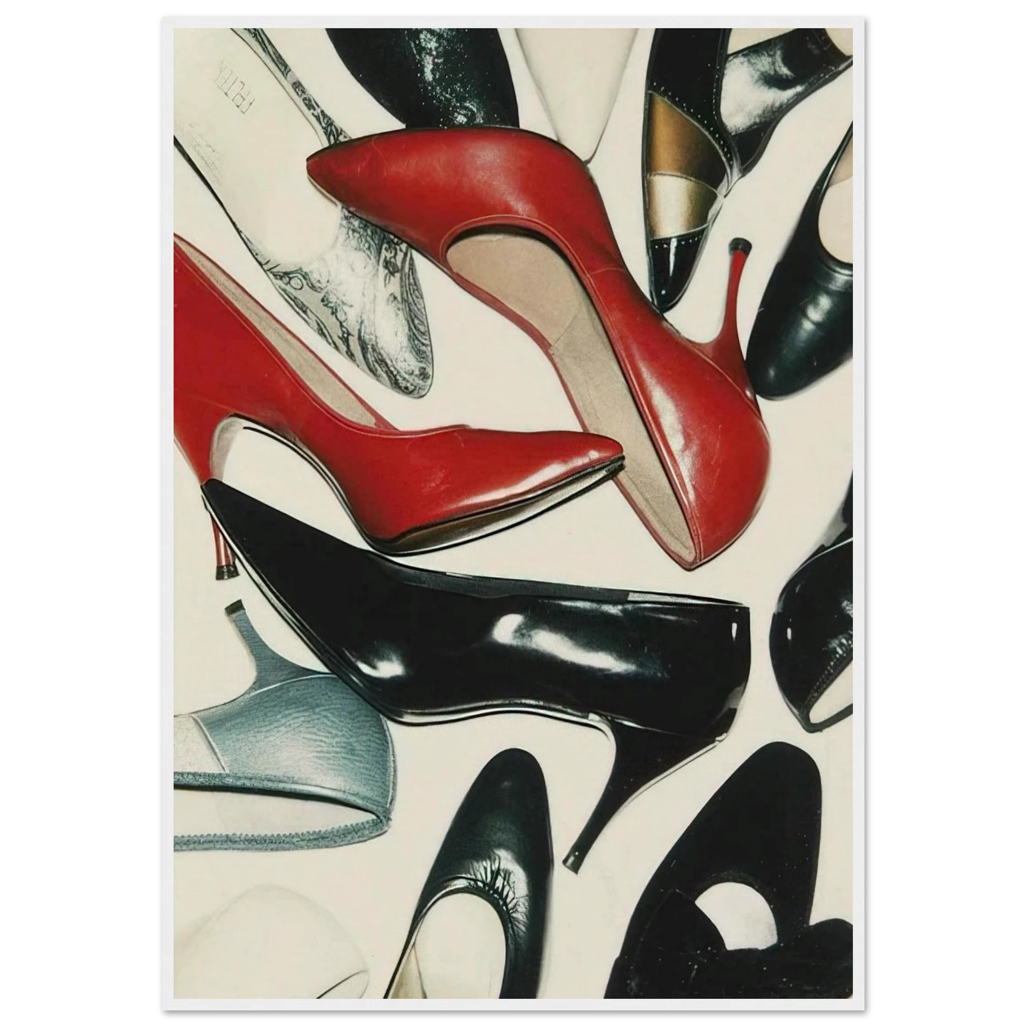 Shoes Framed Poster | Andy Warhol Framed Prints Wall Art | Andy Warhol Prints