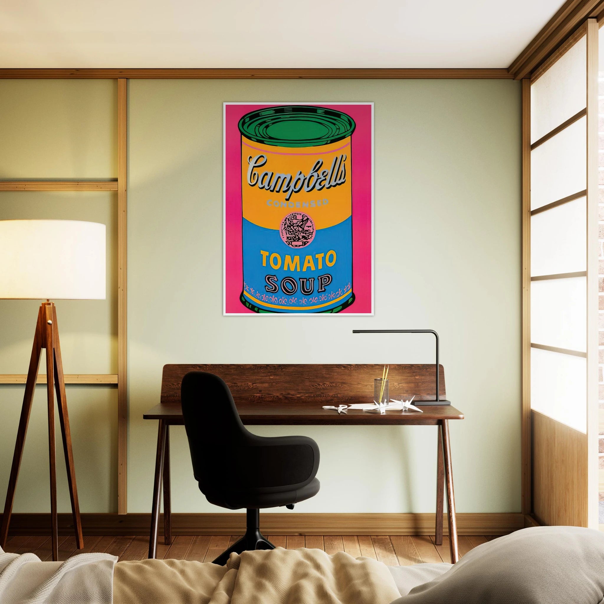 Campbell's Soup Can  Framed Poster | Andy Warhol Framed Prints Wall Art | Andy Warhol Prints