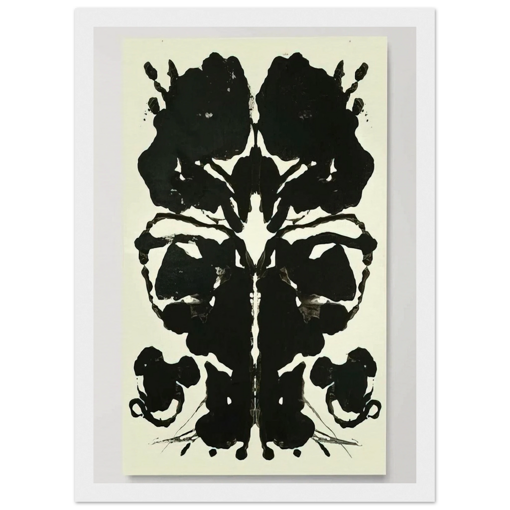 Rorschach Framed Poster | Andy Warhol Framed Prints Wall Art | Andy Warhol Prints