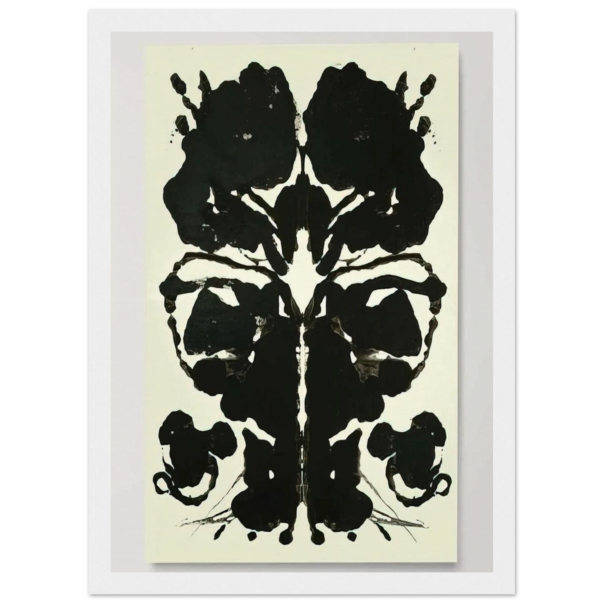 Rorschach Framed Poster | Andy Warhol Framed Prints Wall Art | Andy Warhol Prints