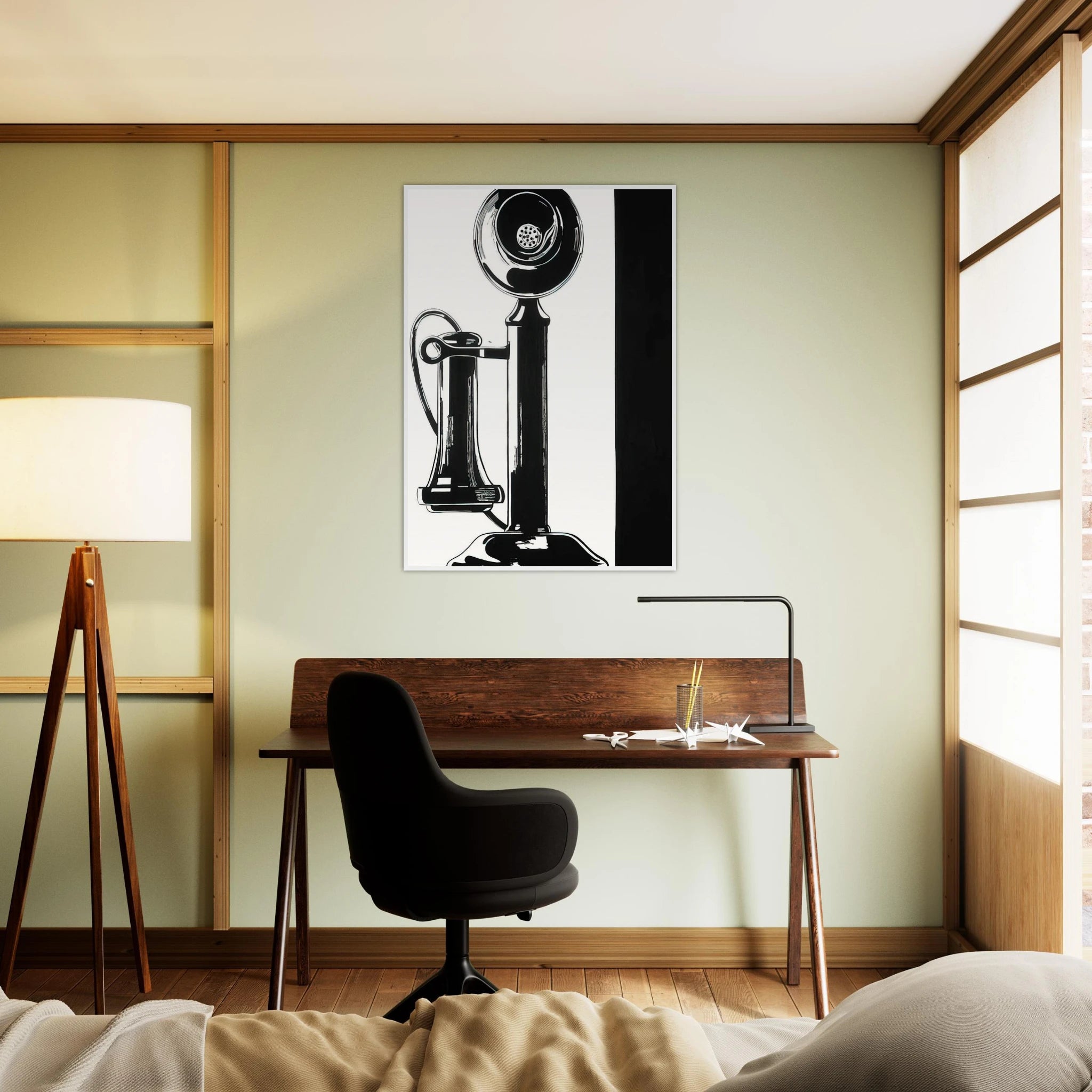 Telephone Framed Poster | Andy Warhol Framed Prints Wall Art | Andy Warhol Prints