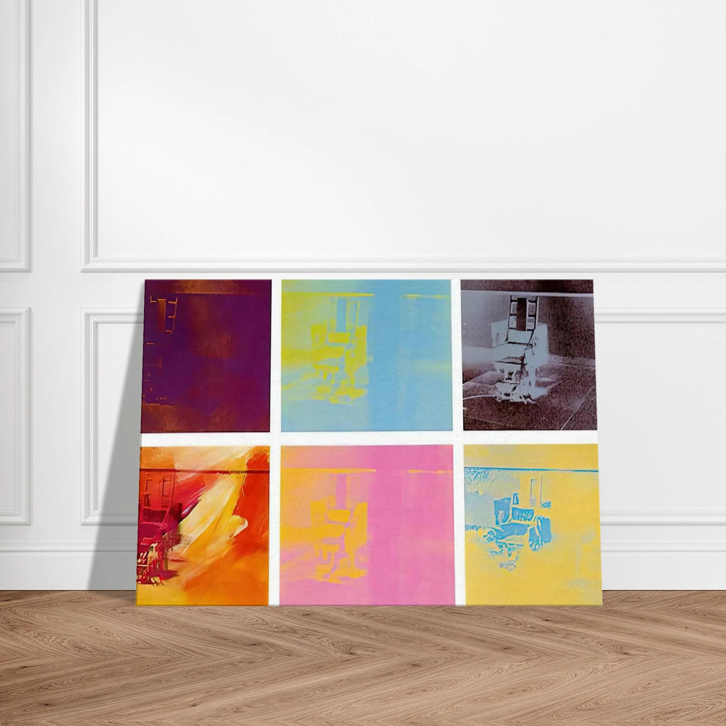 Electric Chair Canvas | Andy Warhol Canvas | Andy Warhol Prints