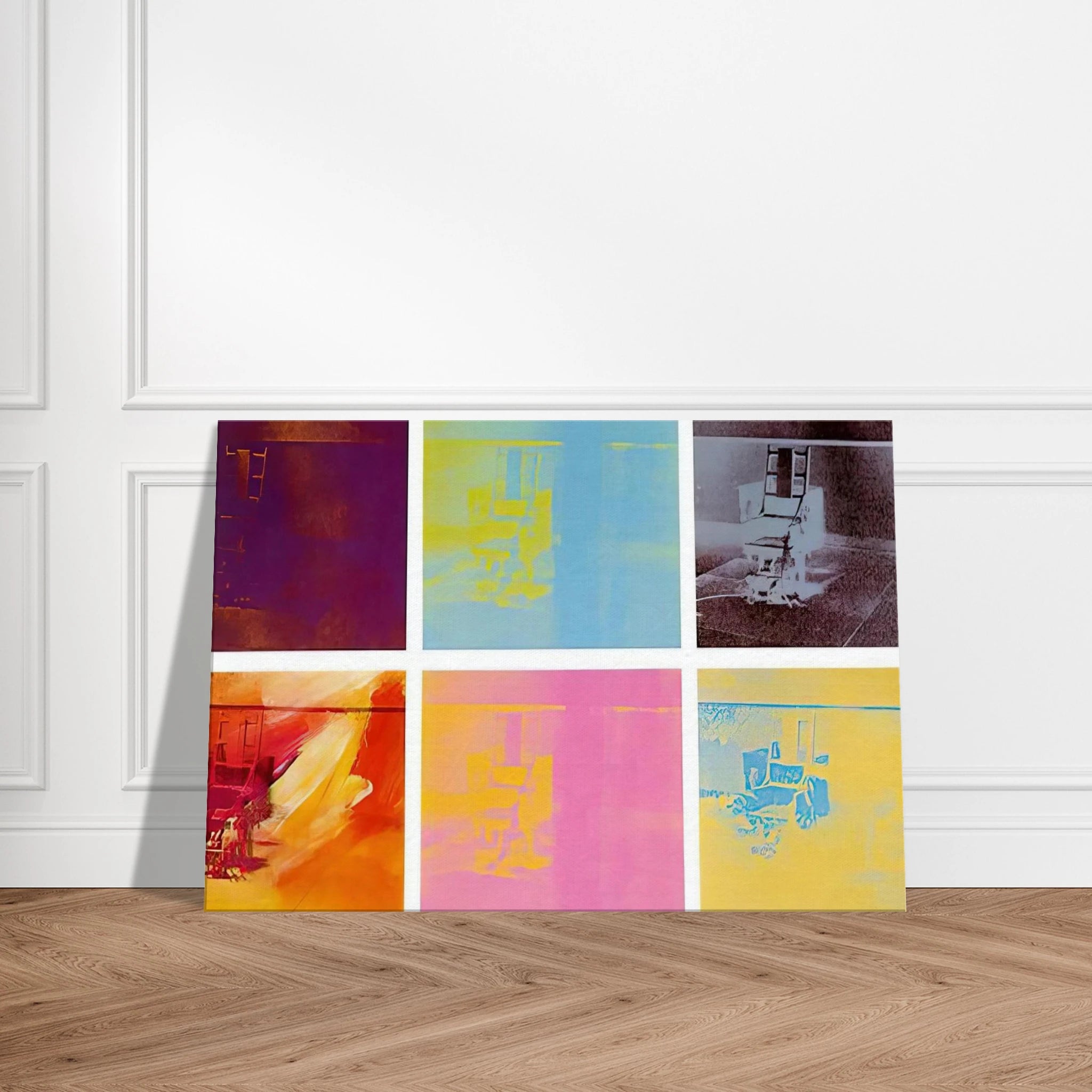 Electric Chair Canvas | Andy Warhol Canvas | Andy Warhol Prints