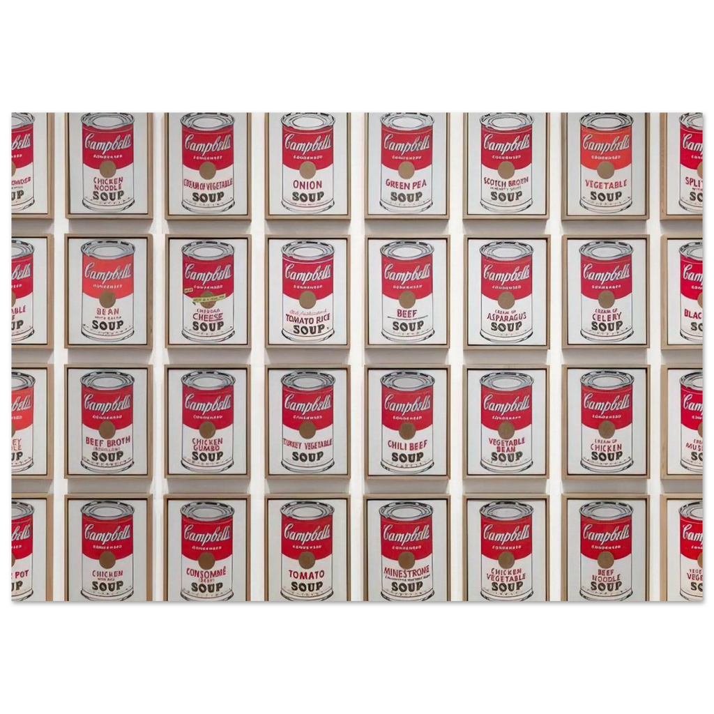 Campbell's Soup Cans Poster | Andy Warhol Poster | Andy Warhol Prints