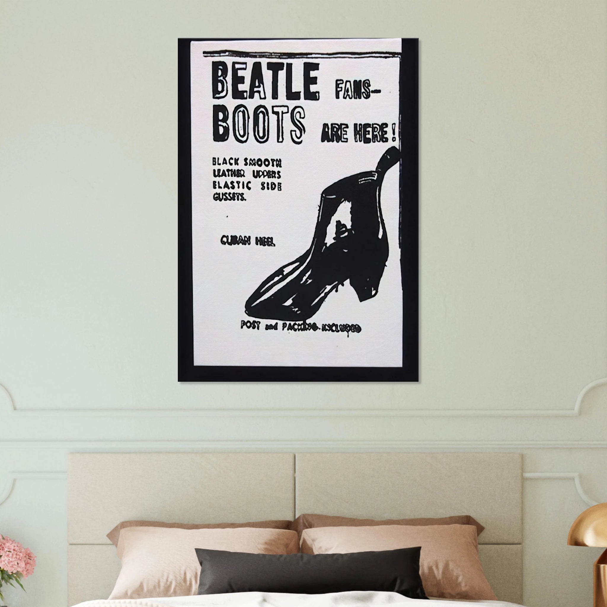 Beatle Boots Canvas | Andy Warhol Canvas | Andy Warhol Prints