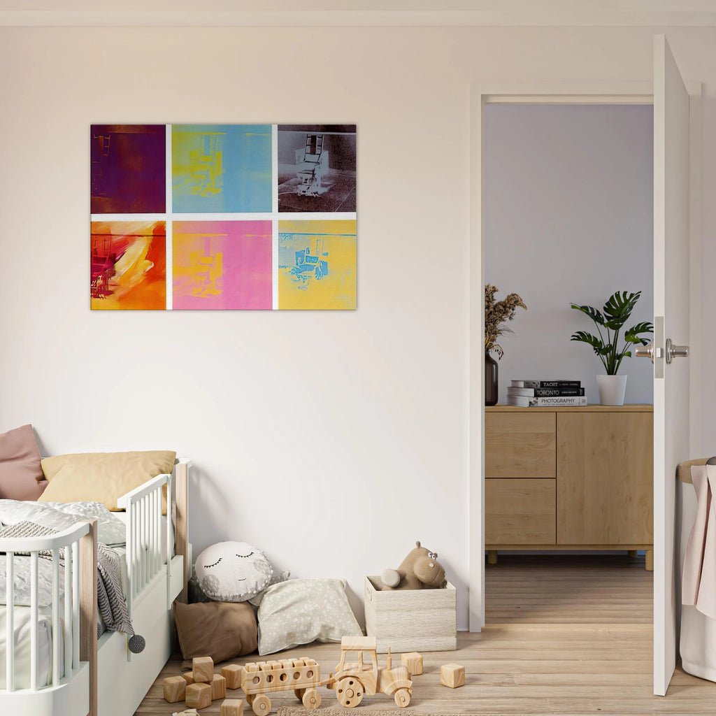 Electric Chair Canvas | Andy Warhol Canvas | Andy Warhol Prints