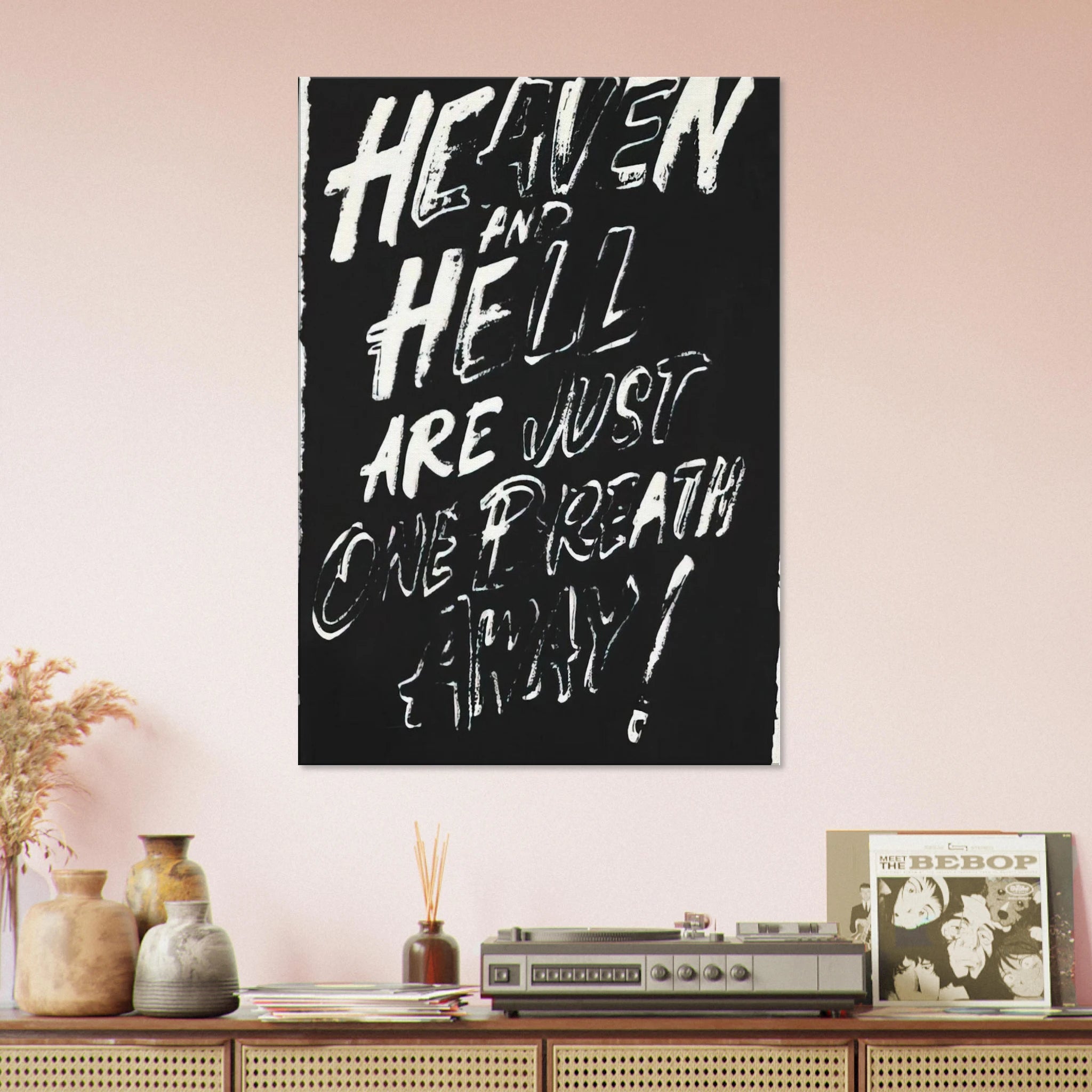 Heaven and Hell Are Just One Breath Away! Canvas | Andy Warhol Canvas | Andy Warhol Prints