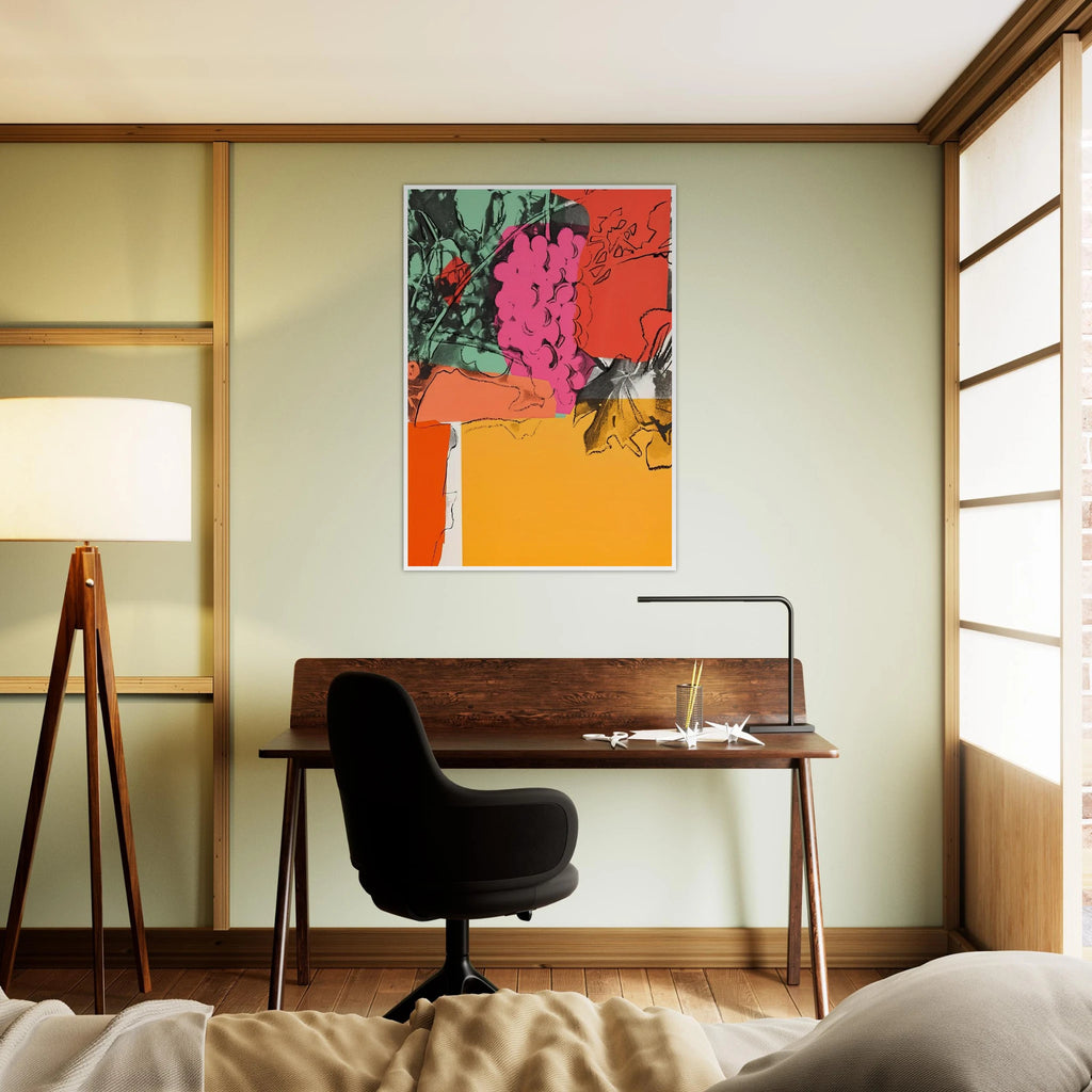 Grapes #1 Framed Poster | Andy Warhol Framed Prints Wall Art | Andy Warhol Prints