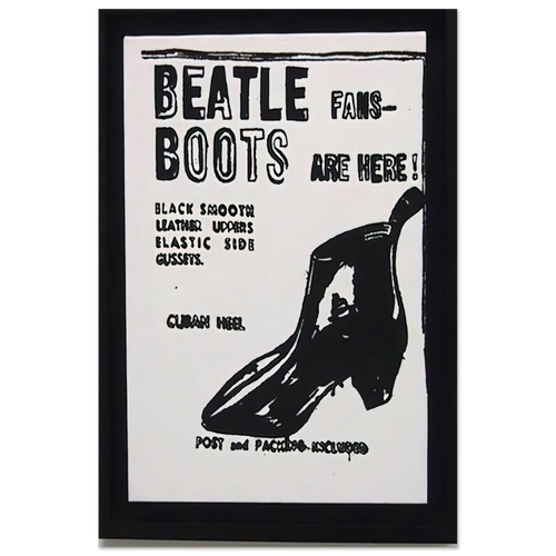 Beatle Boots Poster | Andy Warhol Poster | Andy Warhol Prints