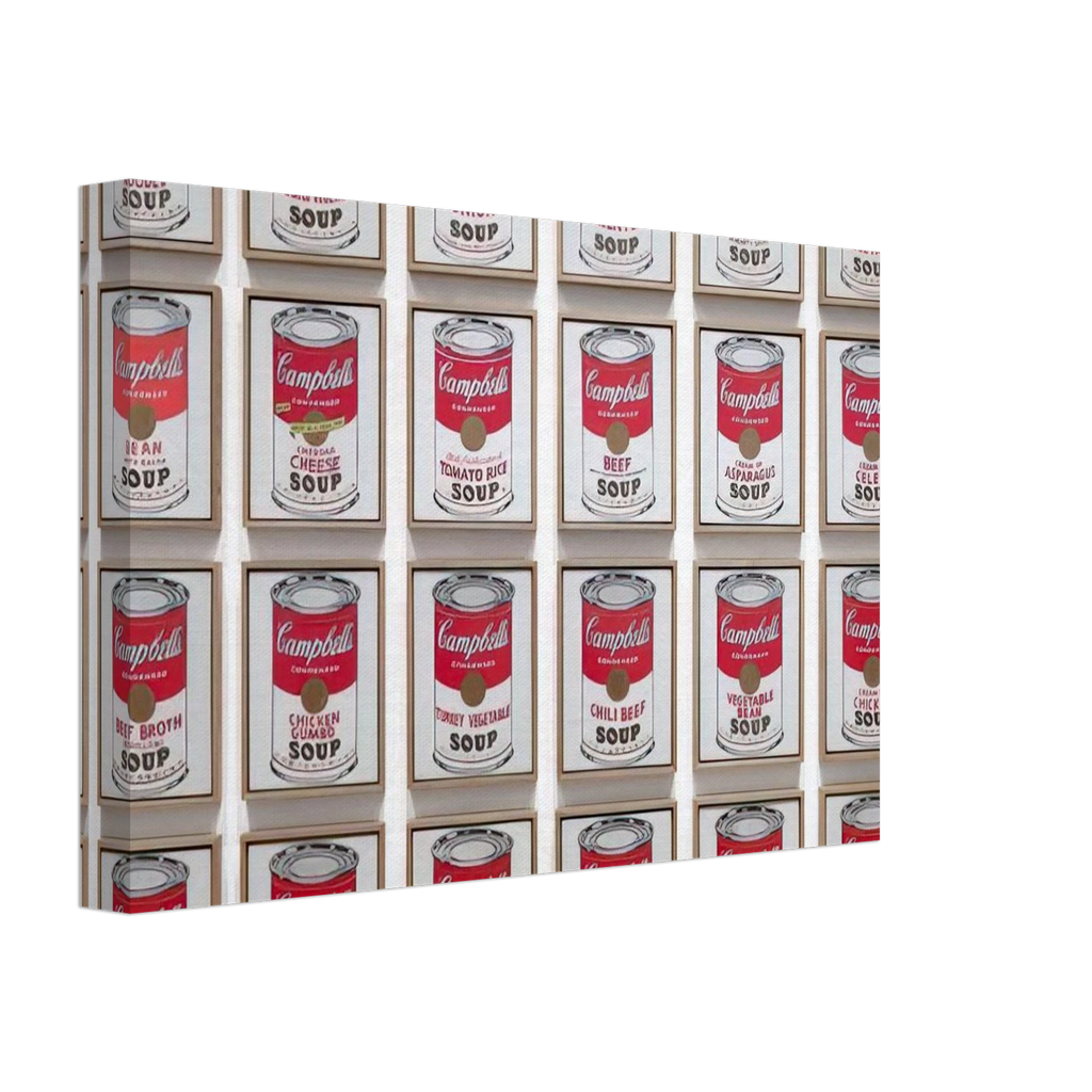 Campbell's Soup Cans Canvas | Andy Warhol Canvas | Andy Warhol Prints