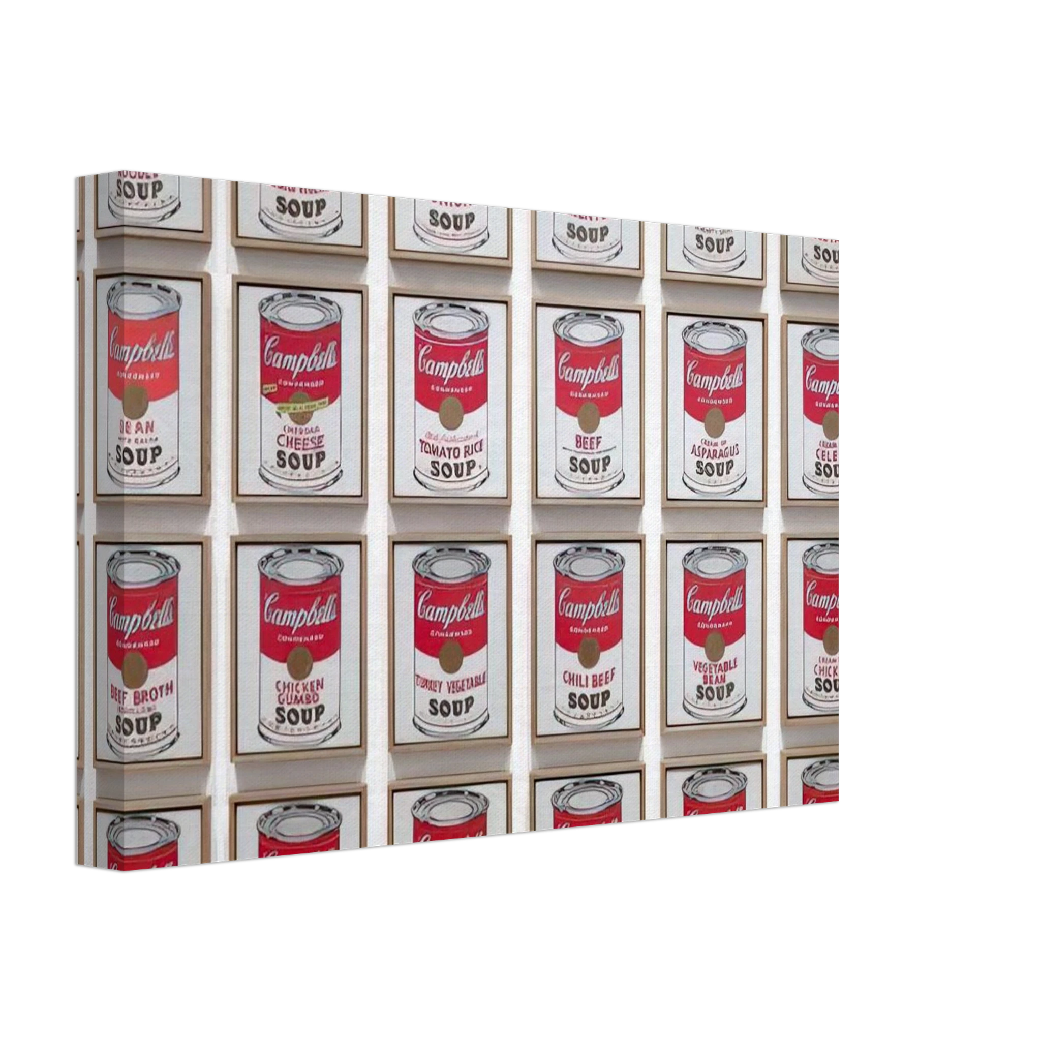 Campbell's Soup Cans Canvas | Andy Warhol Canvas | Andy Warhol Prints