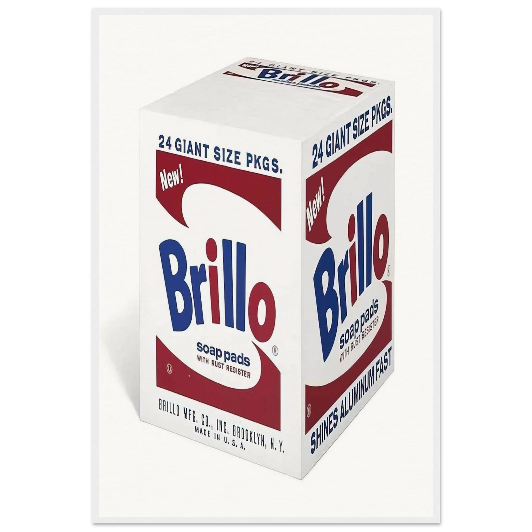 Brillo Soap Pads Framed Poster | Andy Warhol Framed Prints Wall Art | Andy Warhol Prints