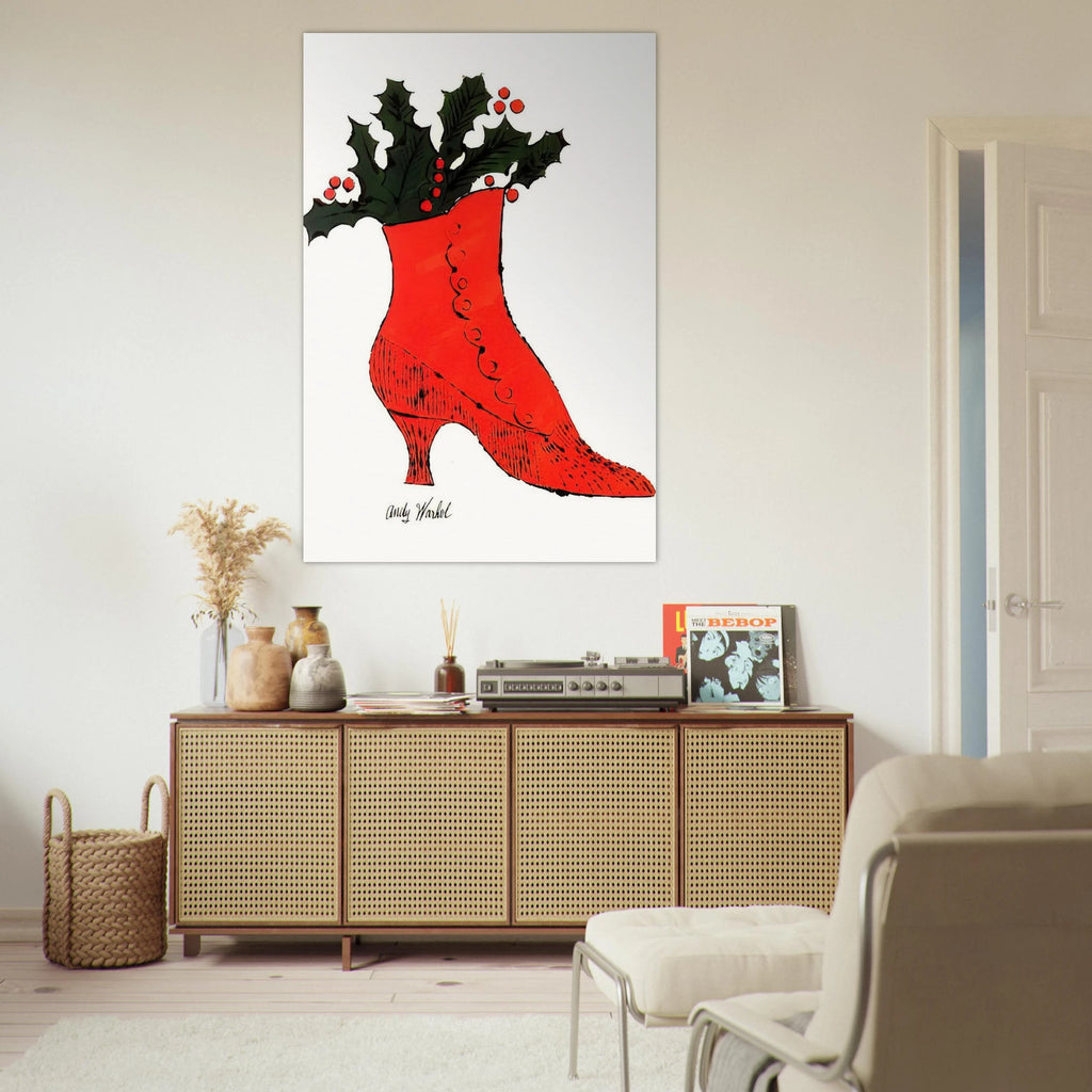 Untitled  red Boot Wit Holly  Poster | Andy Warhol Poster | Andy Warhol Prints