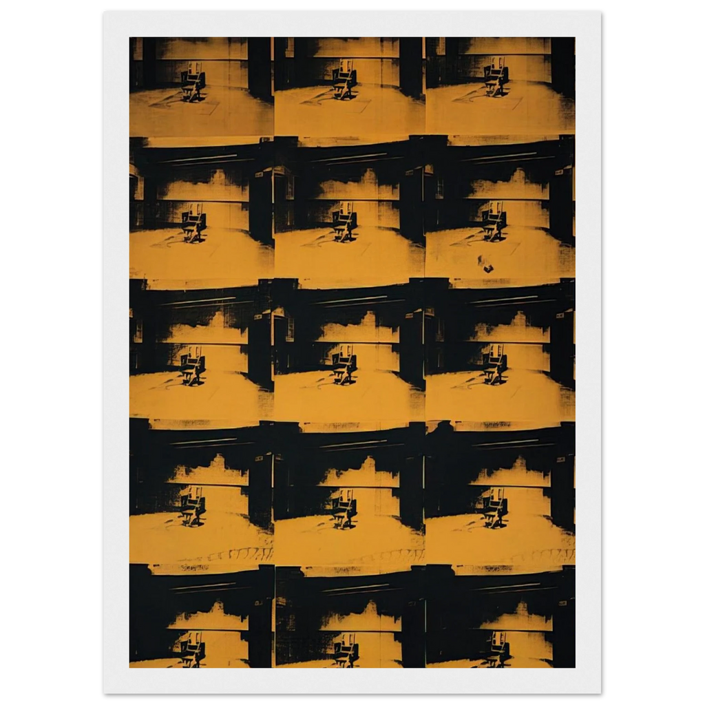Orange Disaster Framed Poster | Andy Warhol Framed Prints Wall Art | Andy Warhol Prints