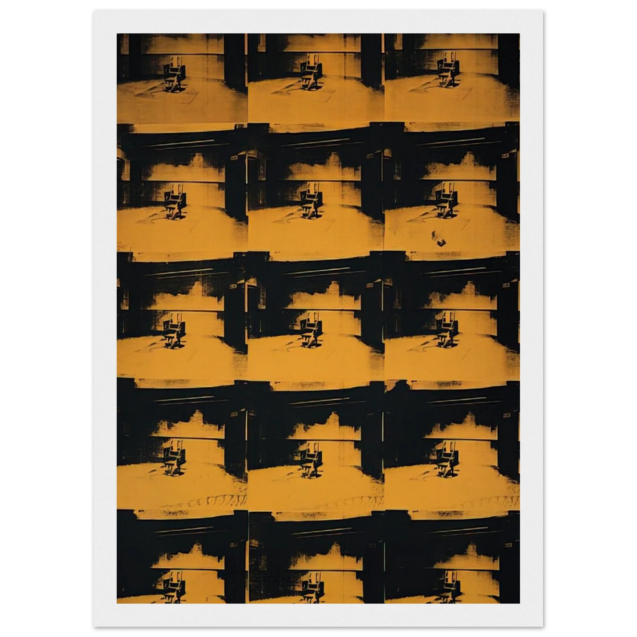 Orange Disaster Framed Poster | Andy Warhol Framed Prints Wall Art | Andy Warhol Prints