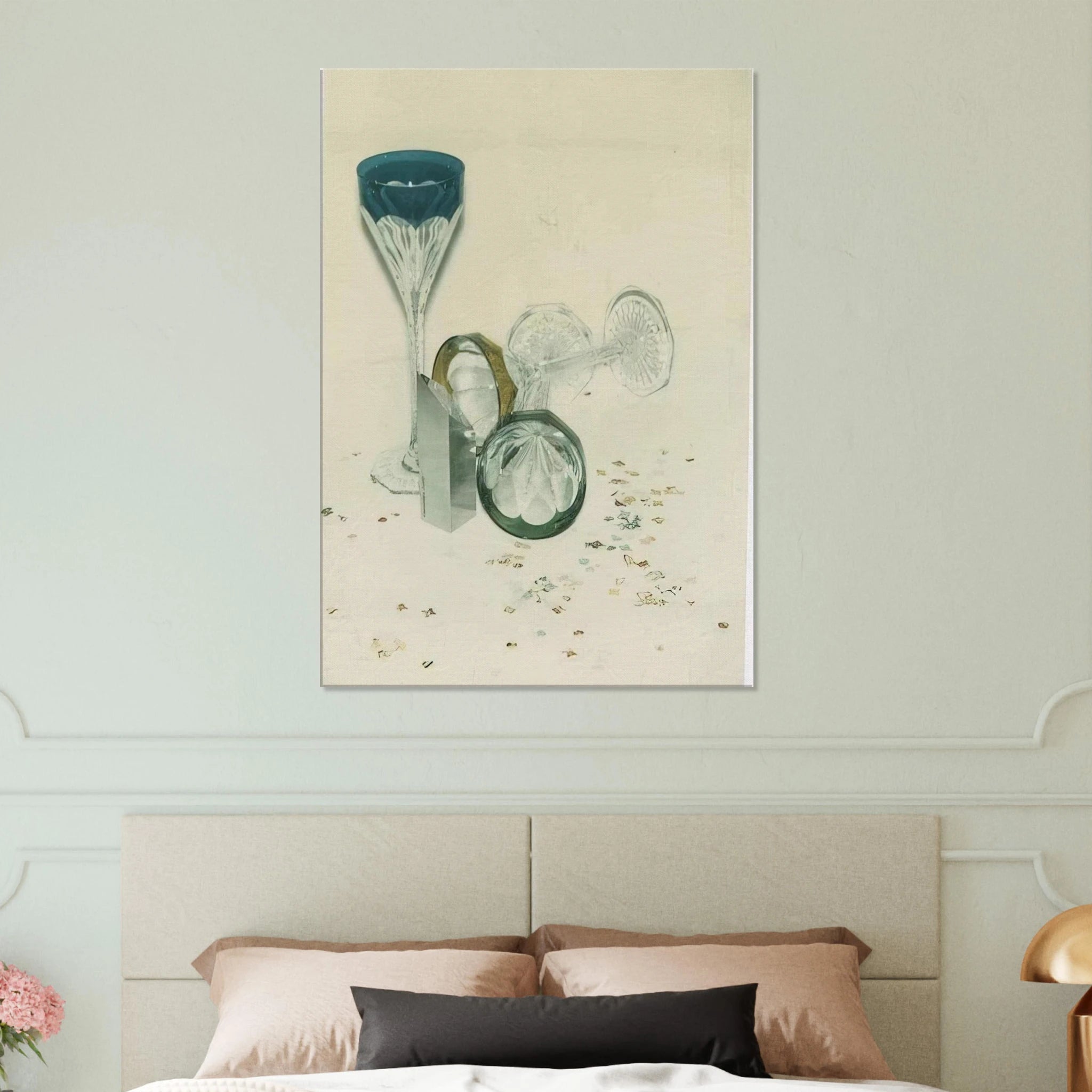 Committee 2000 Champagne Glasses Canvas | Andy Warhol Canvas | Andy Warhol Prints