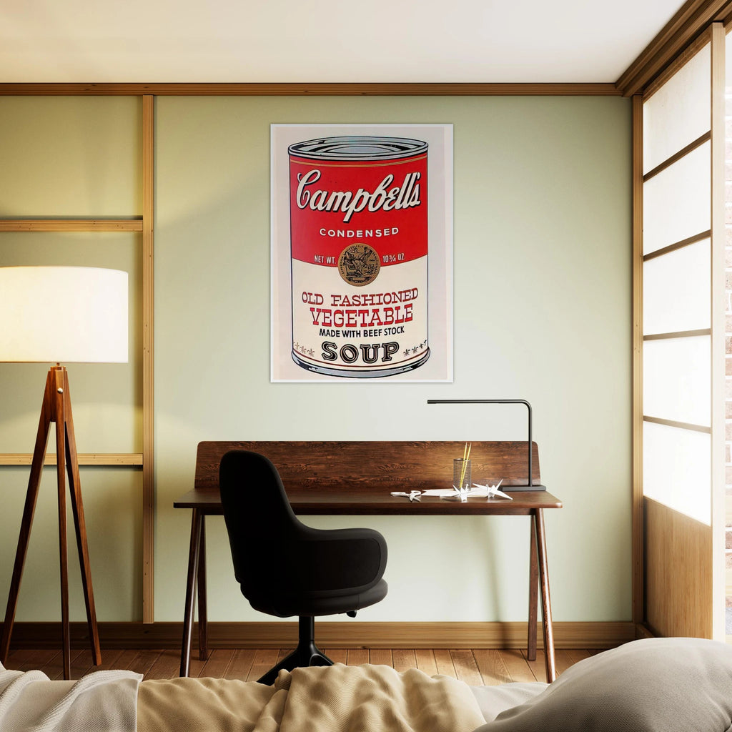 Campbell's Soup Can  Old Fashioned Vegetable  Framed Poster | Andy Warhol Framed Prints Wall Art | Andy Warhol Prints