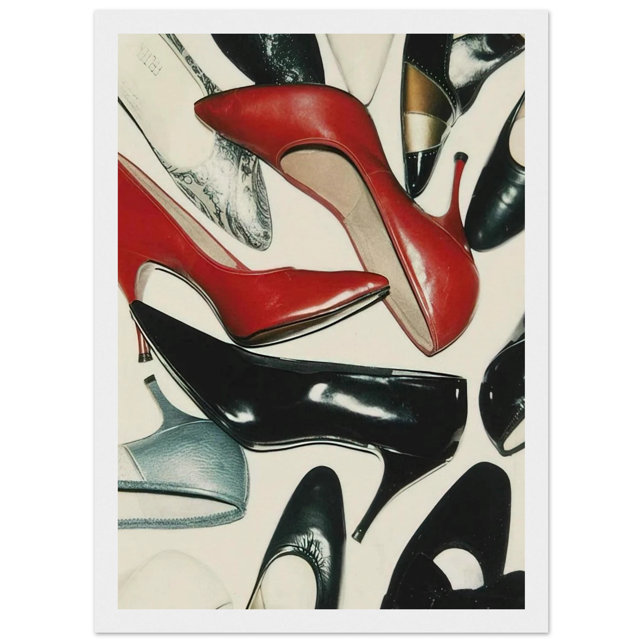 Shoes Framed Poster | Andy Warhol Framed Prints Wall Art | Andy Warhol Prints