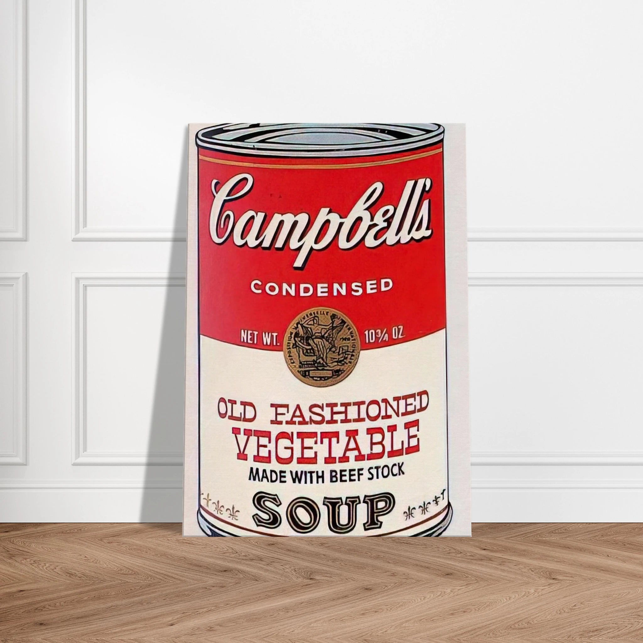 Campbell's Soup Can  Old Fashioned Vegetable  Canvas | Andy Warhol Canvas | Andy Warhol Prints