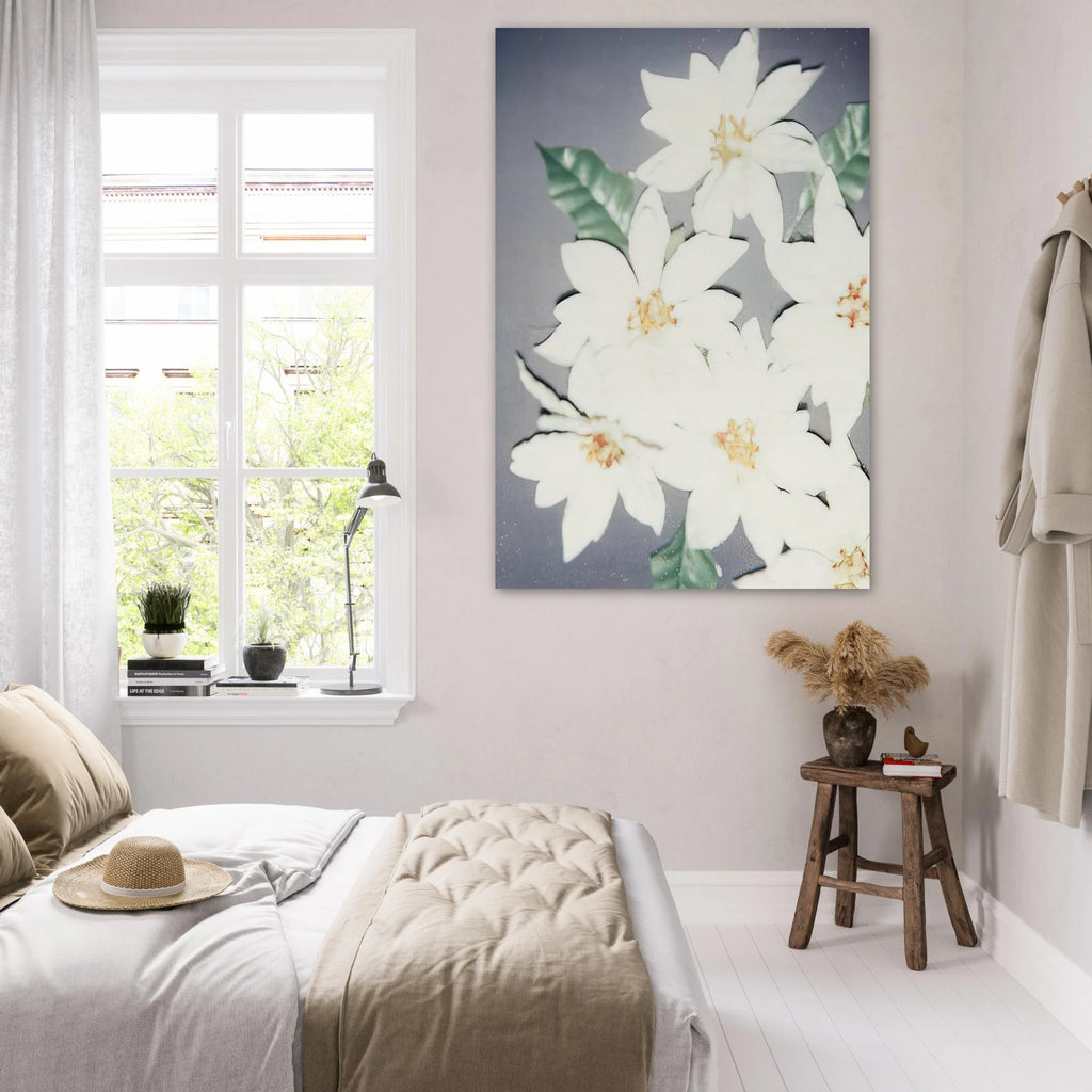 Christmas Poinsettias-White Poster | Andy Warhol Poster | Andy Warhol Prints