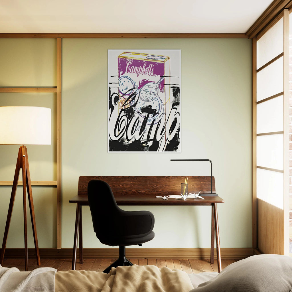 Campell's Onion Soup Box Framed Poster | Andy Warhol Framed Prints Wall Art | Andy Warhol Prints