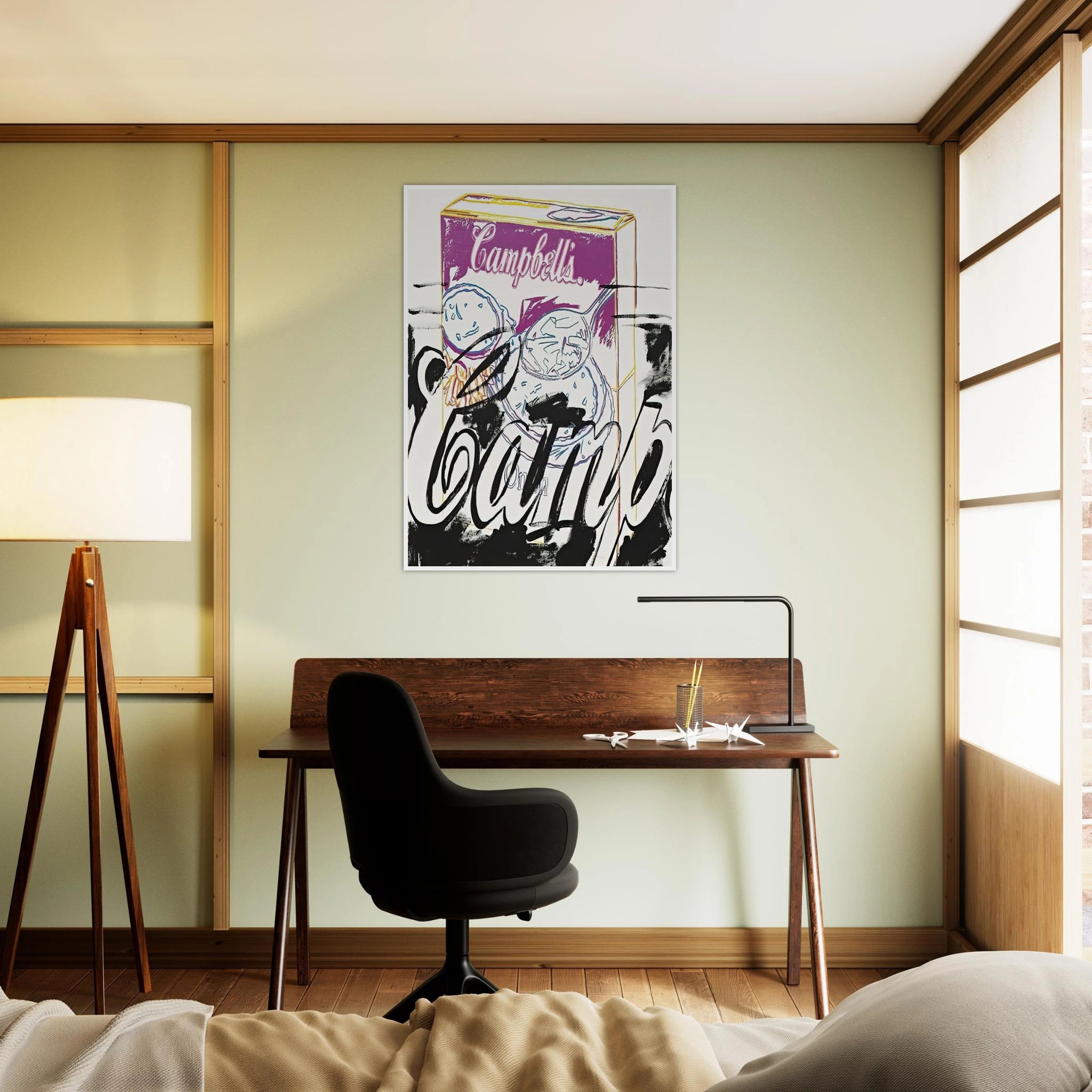 Campell's Onion Soup Box Framed Poster | Andy Warhol Framed Prints Wall Art | Andy Warhol Prints
