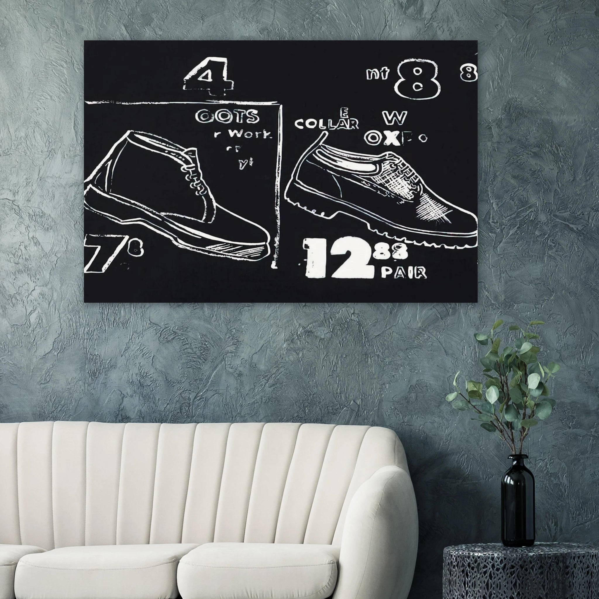 Work Boots Poster | Andy Warhol Poster | Andy Warhol Prints