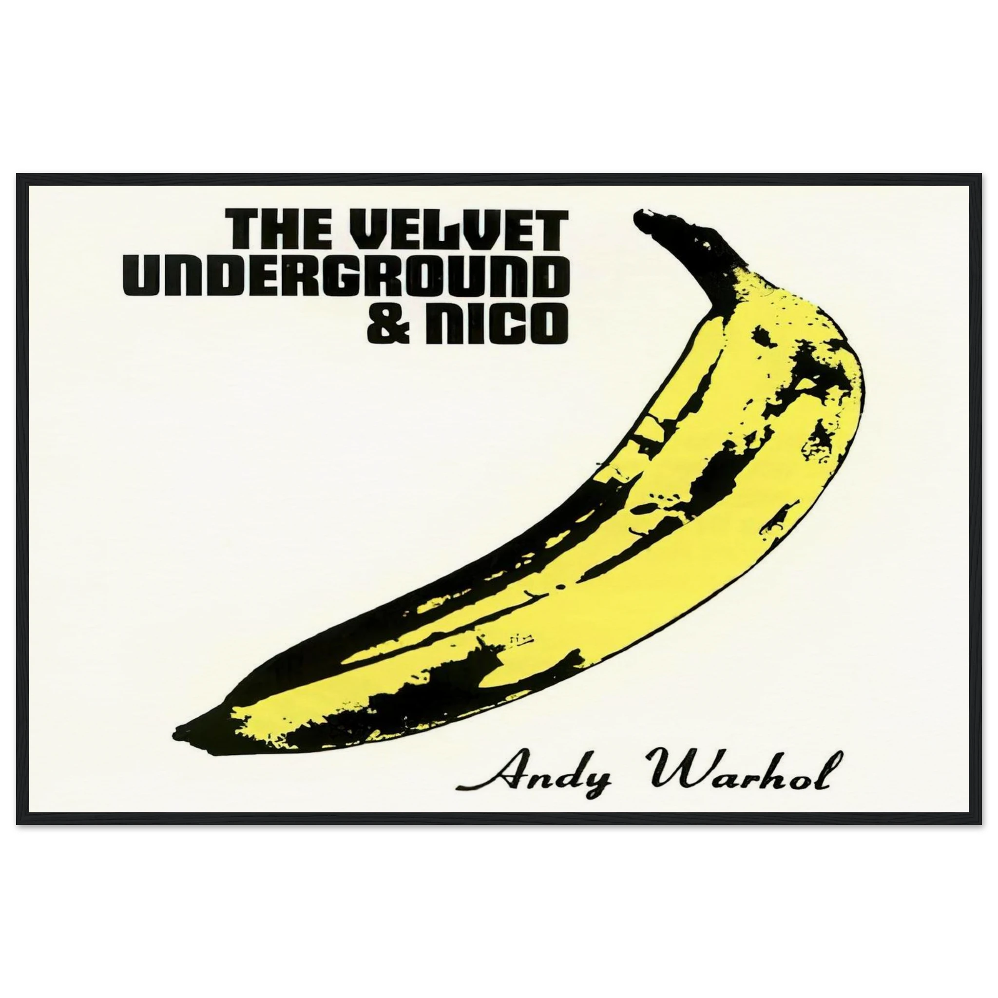 Velvet Underground & Nico Framed Poster | Andy Warhol Framed Prints Wall Art | Andy Warhol Prints