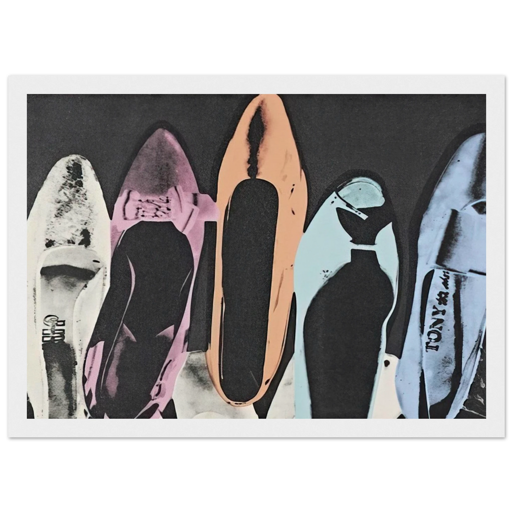 Diamond Dust Shoes Framed Poster | Andy Warhol Framed Prints Wall Art | Andy Warhol Prints