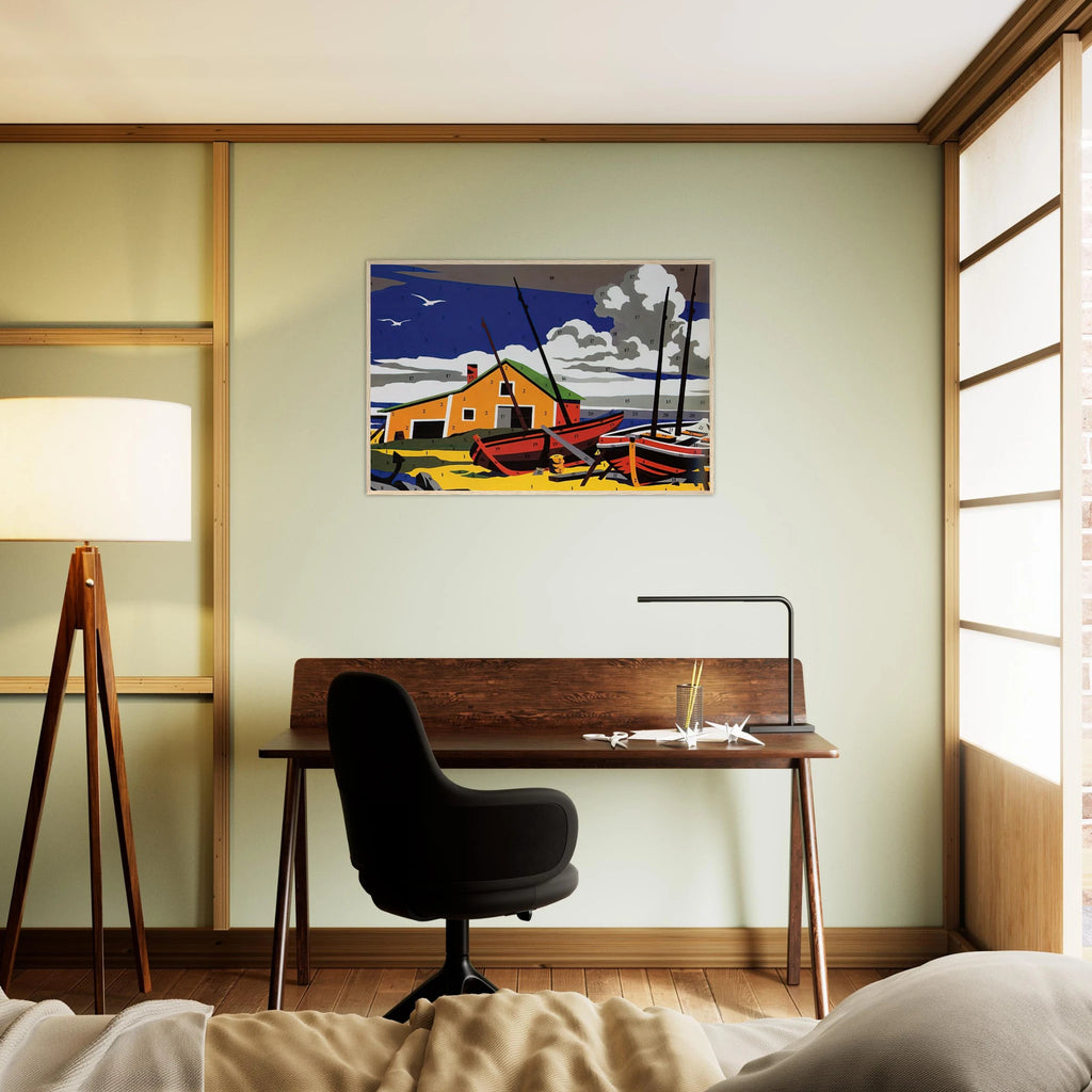 Do It Yourself  Seascape  Framed Poster | Andy Warhol Framed Prints Wall Art | Andy Warhol Prints
