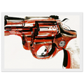 Gun Framed Poster | Andy Warhol Framed Prints Wall Art | Andy Warhol Prints