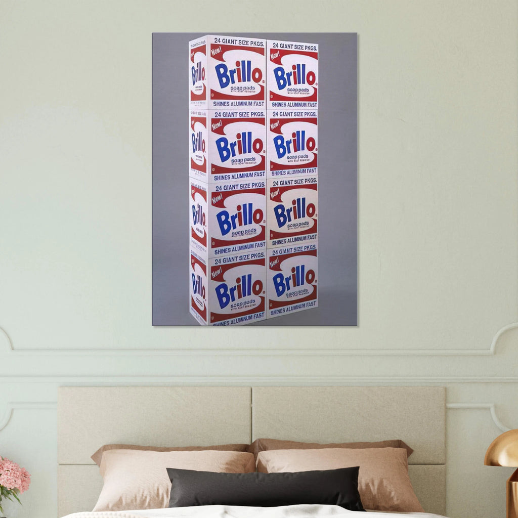 Brillo Soap Pads Boxes Canvas | Andy Warhol Canvas | Andy Warhol Prints