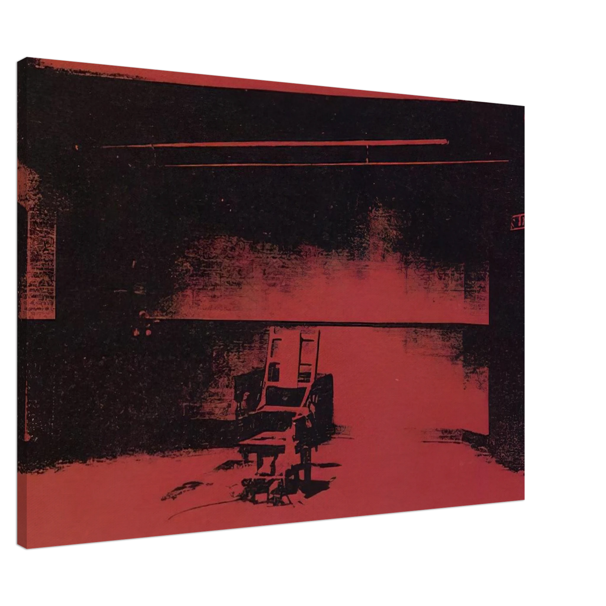 Early electric chair Canvas | Andy Warhol Canvas | Andy Warhol Prints